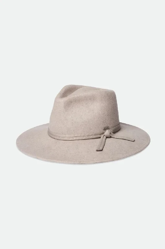 Affordable felt hat for budget-friendly accessorizing -Joanna Felt Packable Hat - Oatmeal