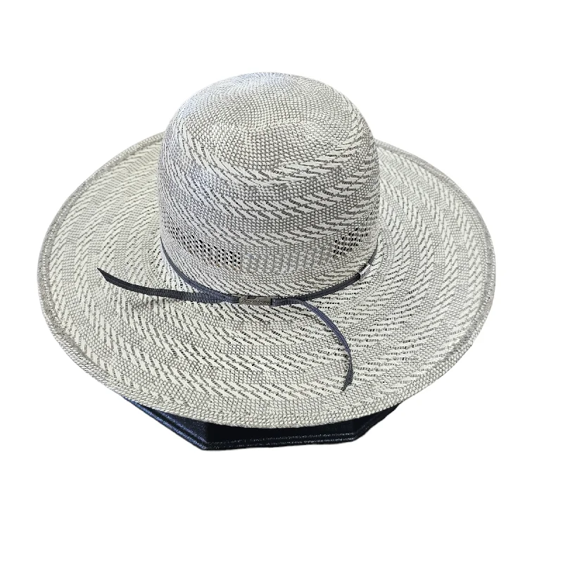 Handmade straw fedora for women with stylish band and chic appearance -American Hat Co. Straw Hat - #TC8820 OPEN CROWN