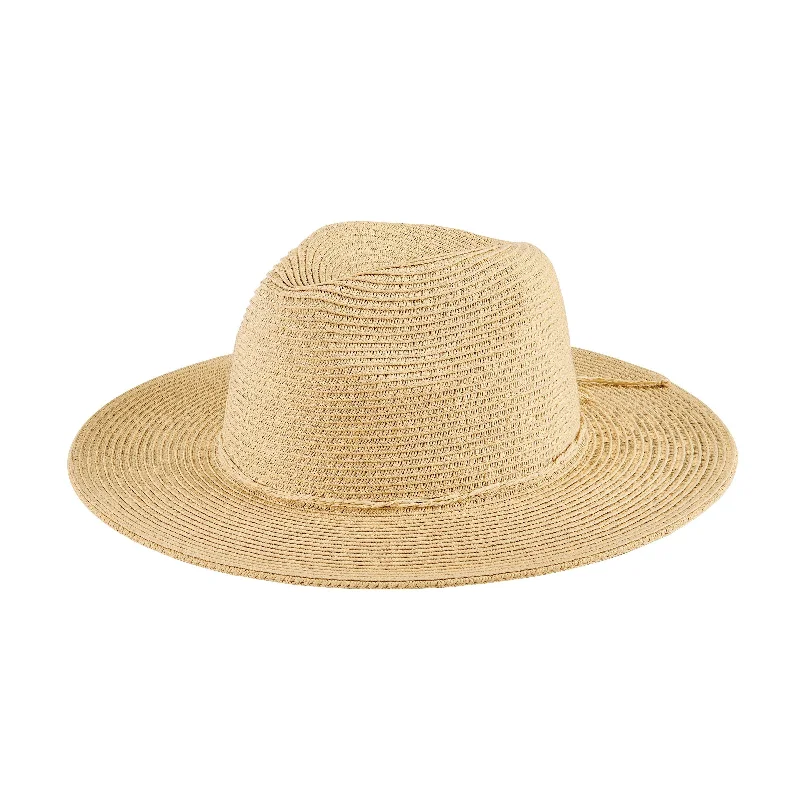 Fedora hats for women with satin finishes for luxurious texture and shine -Women's Water Repellent Fedora W/ Tie