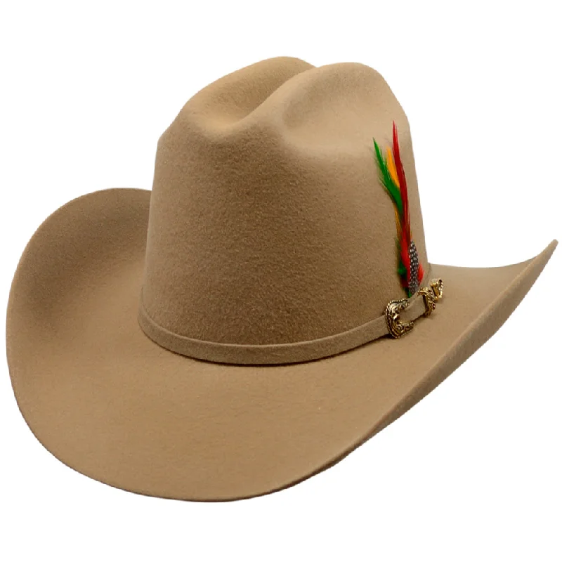 High-quality straw cowboy hats for summer with breathable materials for comfort -Nutria Cowboy Felt Hat