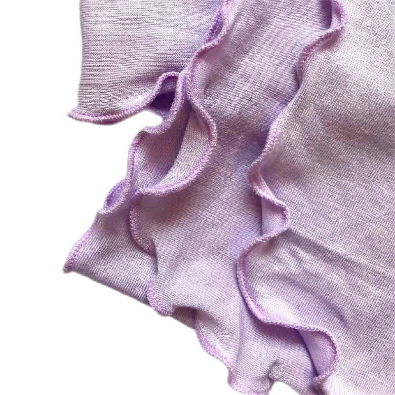 Designer cap for high-end brand appeal -Cancer Head Wrap Lilac Plain