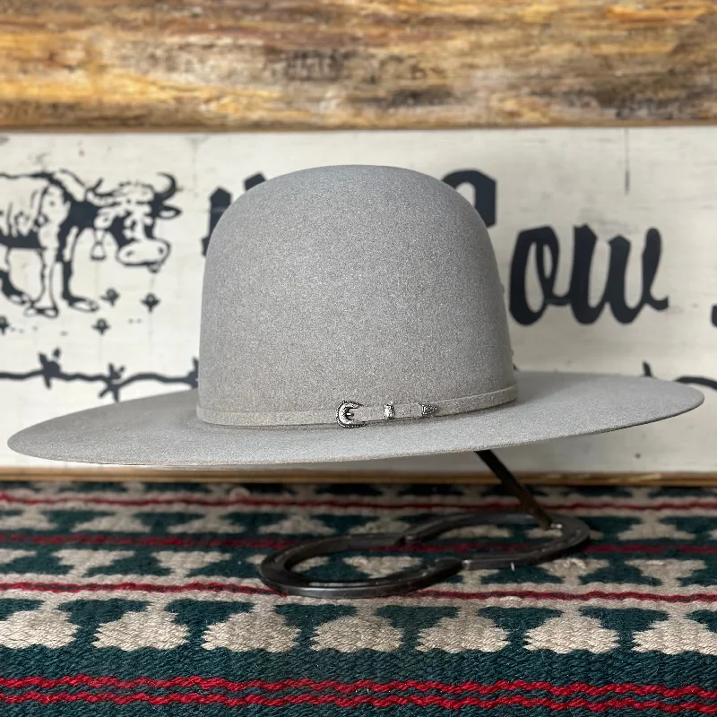 Stylish cowboy hats for women with lace detailing for a feminine, country-inspired look -Rodeo King 7X 4 1/2"  Brim | Ash