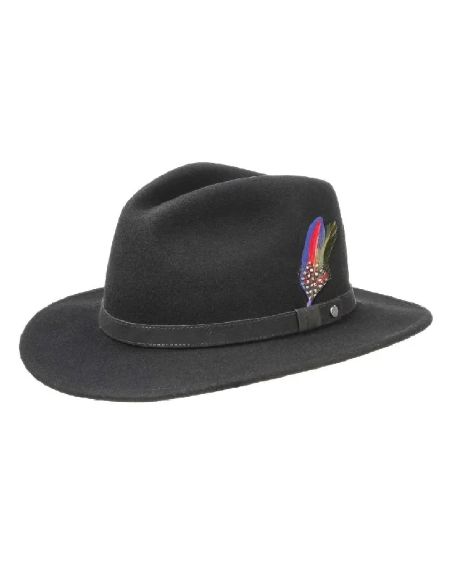 Designer felt hat with artistic wool craft -Stetson Yutan Wool Hat