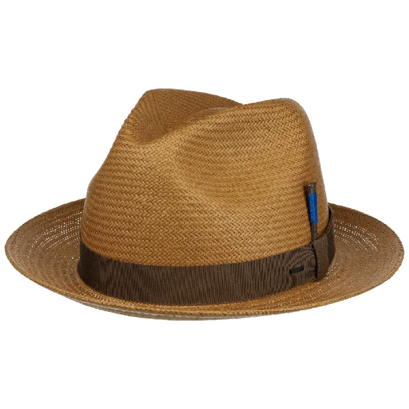 Stylish straw bucket hat for men with relaxed fit and fashionable appeal -Cosmio Straw Hat by Bailey 1922