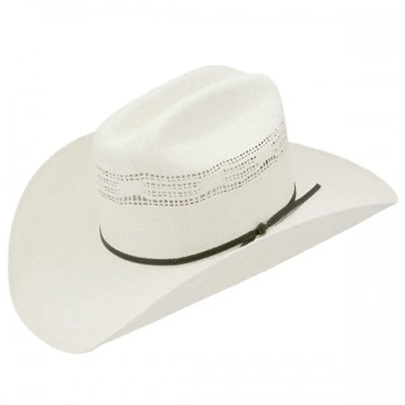 High-quality straw hat for men with a wide brim and durable construction -Resistol Denison Straw Hat