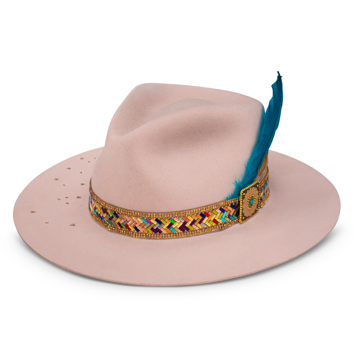 Premium straw cowboy hats for women with handwoven patterns for an artisan look -Charlie 1 Horse Lainey Wilson Hillbilly Hippie – Wool Felt Cowgirl Hat