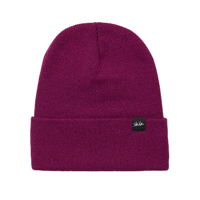 Embroidered name cap for unique personal touch -Beet | Ridge Beanie