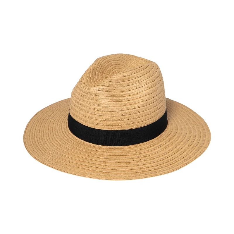 Fedora hats for women with satin finishes for luxurious texture and shine -Women's Paper Braided Fedora With A Bow Band