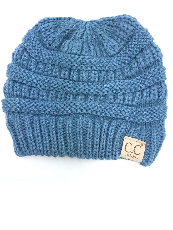 Affordable cap for budget-friendly headwear options -YJ-847 Denim Kid Beanie