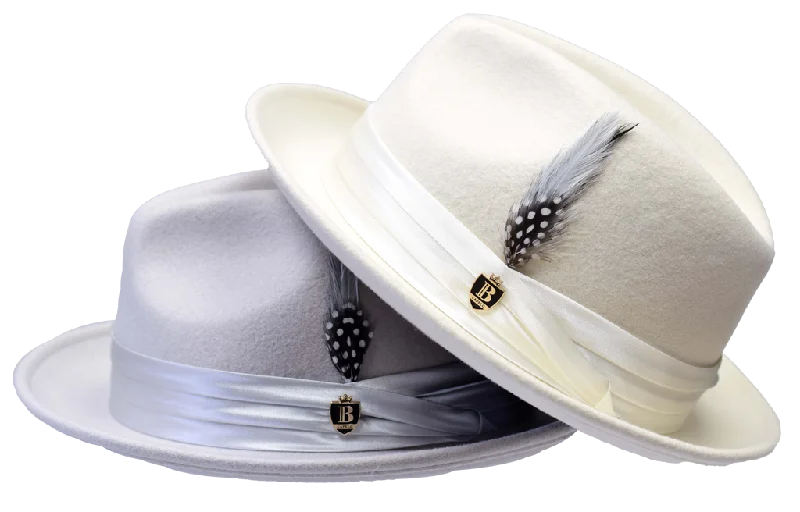 Modern fedora hats for women with sleek, minimalist bands for contemporary style -Giovani Collection