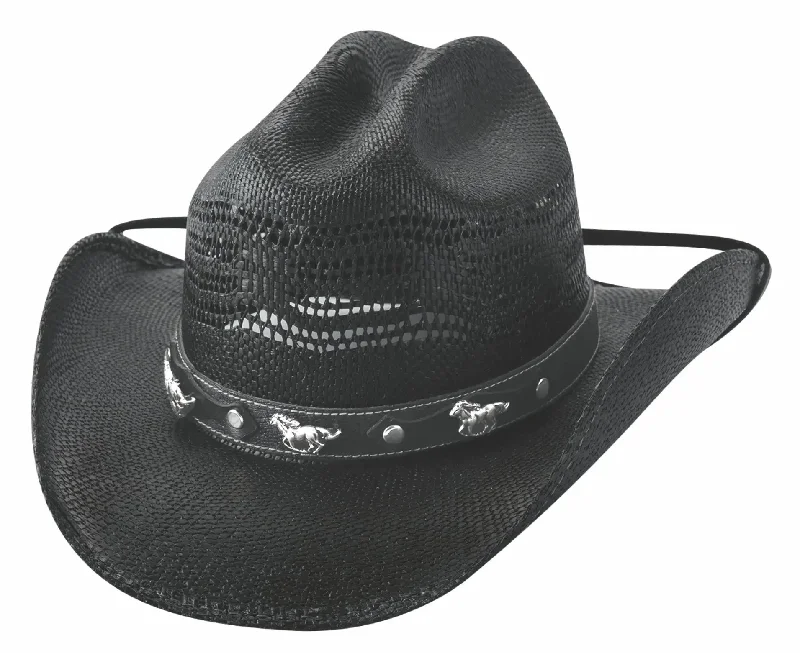 Colorful cowboy hats for men with vibrant bands for a modern and bold statement -Bullhide Sharp Witted - Straw Cowboy Hat