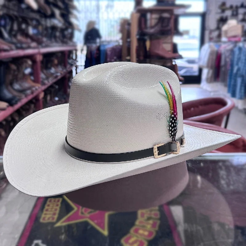 Adjustable cowboy hats for women with tie-up bands for customizable fit -Sinaloa Sombrero Panter Bélico 100x