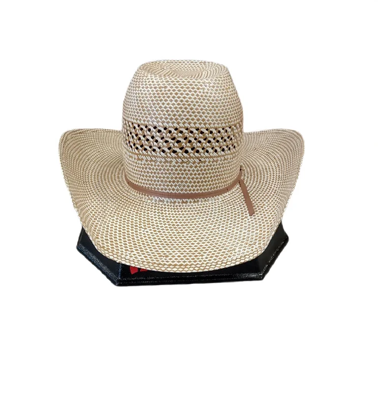 Handmade straw cowboy hat for men with a rugged and timeless look -American Hat Co. Straw Hat - #TC 8870