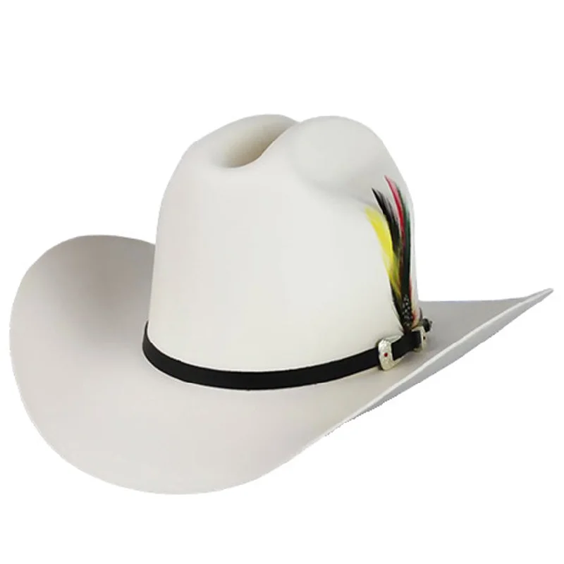 Custom cowboy hats for men with personalized embroidery for a unique, individual design -Johnson 5000x Cowboy Hat