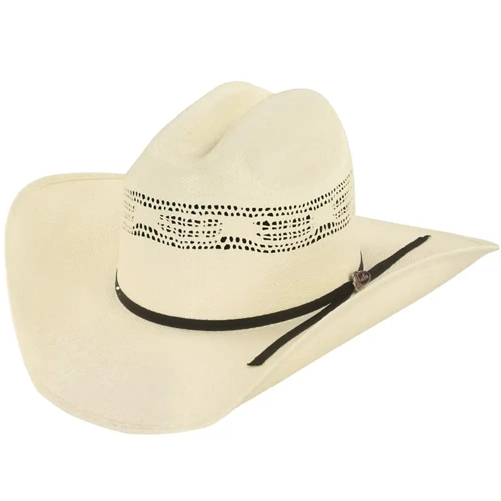 Classic felt cowboy hats for women with neutral tones for versatile styling -Justin Bangora - (10X) Straw Cowboy Hat