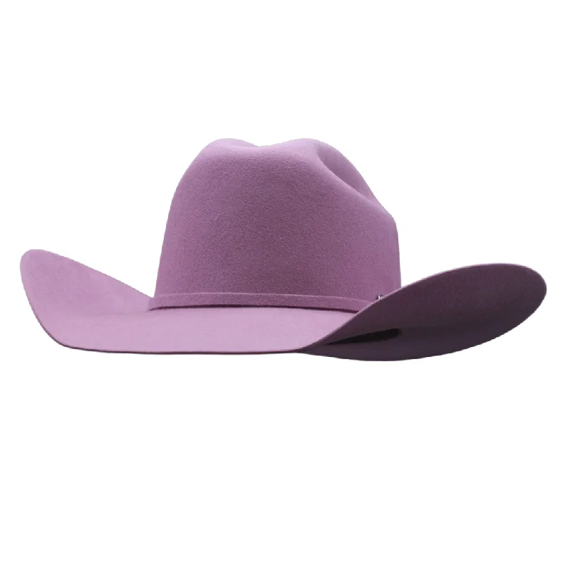 Vintage cowboy hats for men with structured brims and detailed leather stitching -CALGARY PINK COWBOY HAT