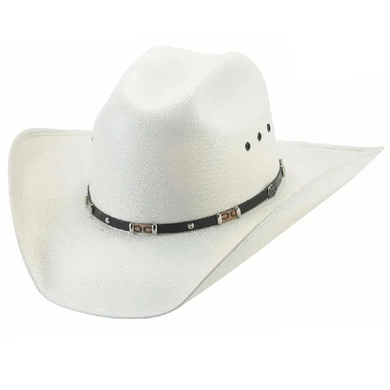 Custom embroidered cowboy hats for women with personalized initials or designs -Bullhide Burton - (100x) Straw Cowboy Hat