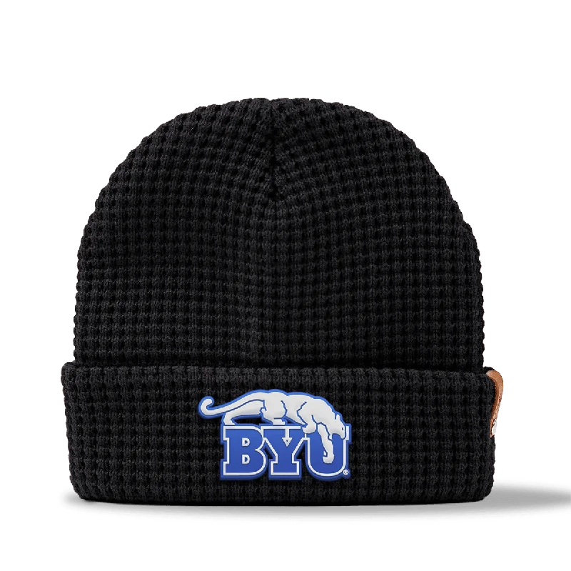 Sports fan cap with bold team colors -BYU "BYU Cougars" Elite Beanie