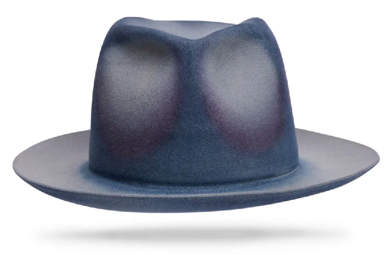 Rugged felt hat for outdoor rugged charm -Cinque Terre Moody Blues