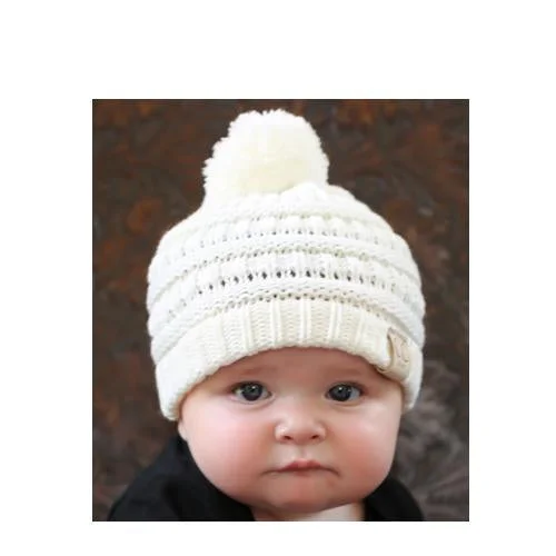 Lightweight sports cap for active workout days -Baby-847 Ivory Beanie