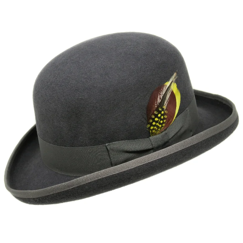 Breathable wool felt hat for warm climates -The Orwell - Bowler Hat