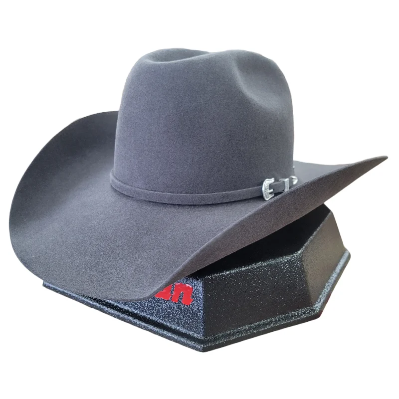 Lightweight wool felt hat for summer wear -American Hat Co. - 10X Steel Felt Cowboy Hat - 4 1/4" Brim