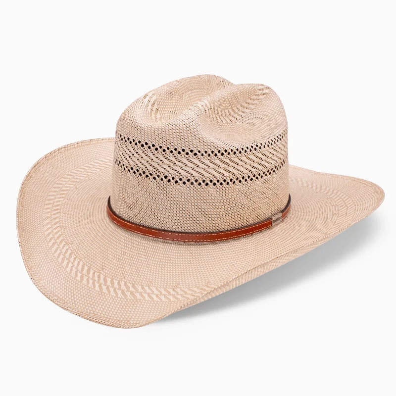 Durable straw cowboy hat for men with rugged look and sun protection -50X Open Range Cowboy Hat