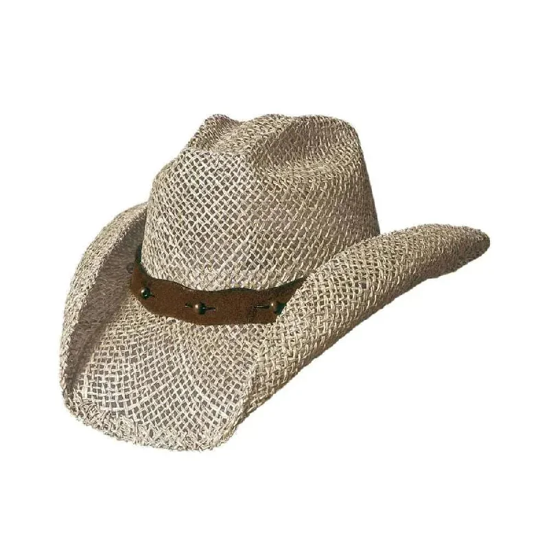 Cowboy hats with unique embroidered designs for men with creative, artistic styles -Bullhide After Party - Straw Cowboy Hat