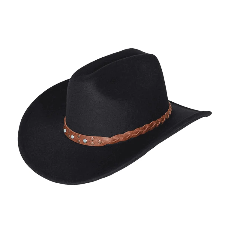 Leather cowboy hats for men with rugged, distressed finishes for a tough style -Las Cruces Cowboy Hat