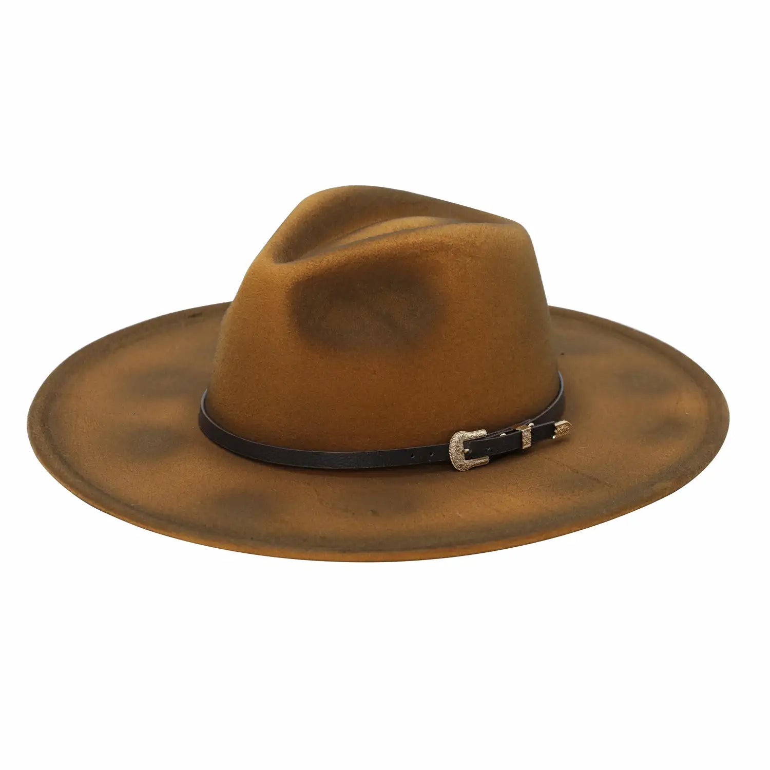 Western cowboy hats with feather accents for men for a bold and unique style -Peter Grimm Dillard - Wide Brim Wool Felt Cowboy Hat