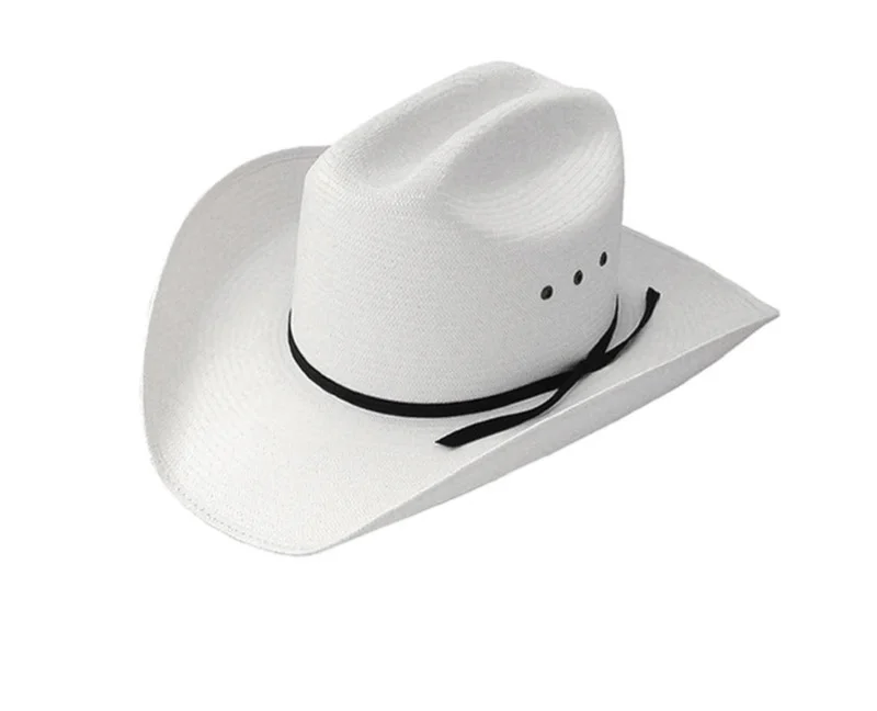 Fashionable straw Panama hat for men with traditional and sleek design -Stetson - Rodeo Junior's - Natural