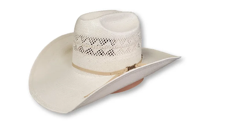 Retro-inspired straw fedora for men with vintage design and timeless elegance -American Hat Co. Straw Hat - #6800