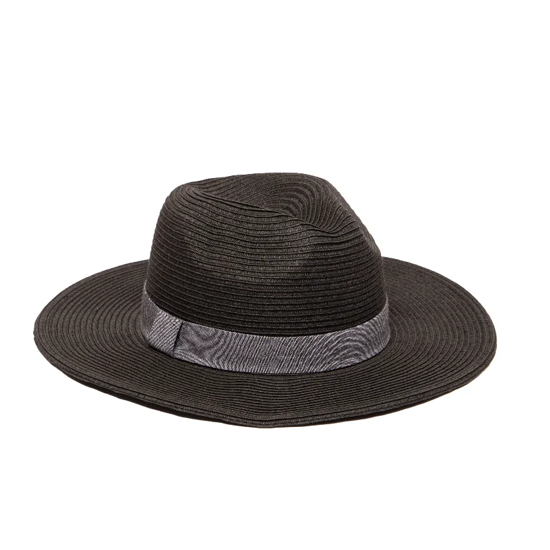 Stylish fedora hats for men with leather detailing for a sophisticated western look -The Out of Office Fedora