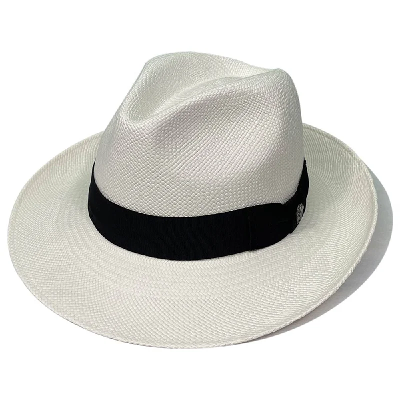 Classic felt fedora hats for women with subtle band details for refined elegance -Bigalli - Classico Panama Fedora Hat