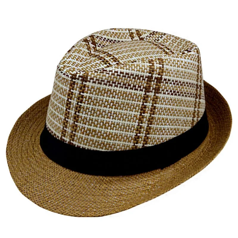 Luxury felt hat with premium wool quality -BCN Summer Trilby Hat