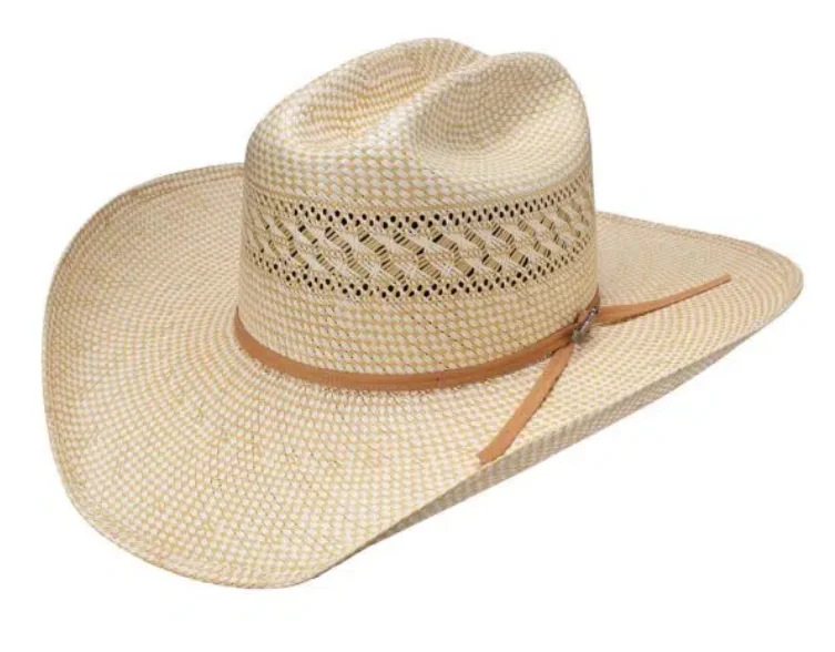 Wide-brimmed straw hat for women for beach days and summer fun -Stetson - Classic - Ivory/Wheat