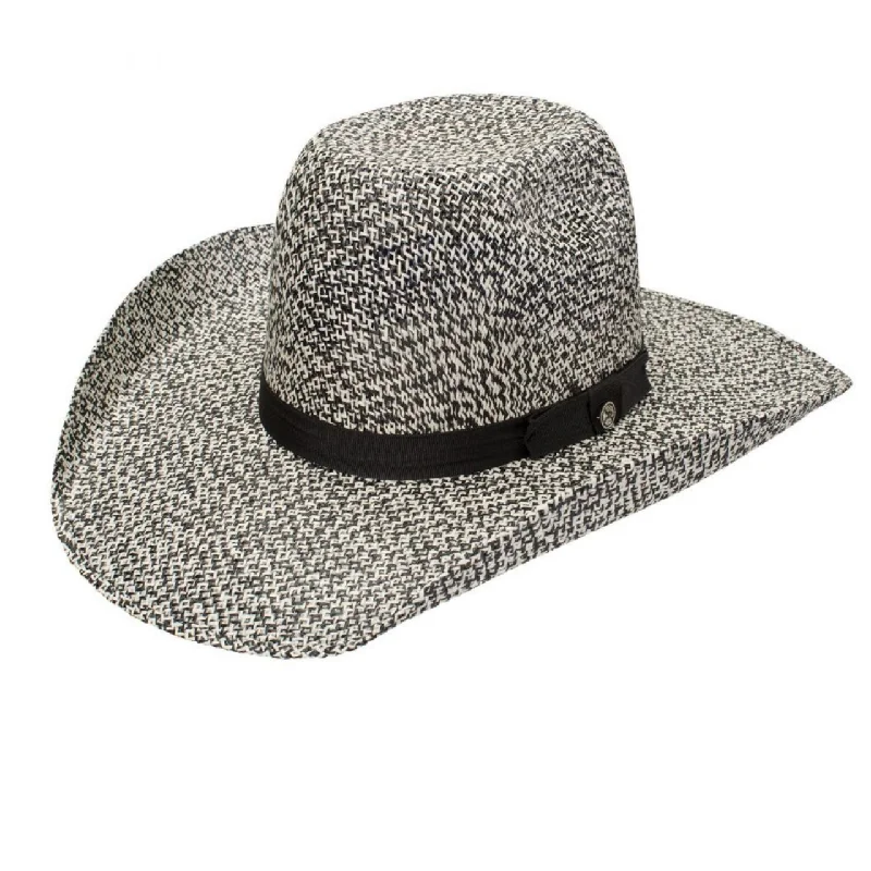 Simple straw hat for men with casual fit for beach and outdoor activities -Resistol Hooey Collection Del Rio K Straw Cowboy Hat