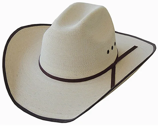 Eco-friendly straw hat for men with sustainable material and modern design -Dallas Hats Inc Bullrider Palm