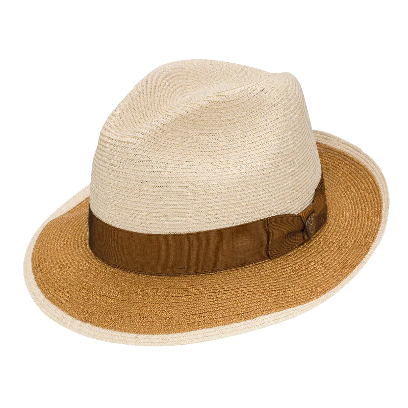 High-quality fedora hats for women with soft fabric and structured brim for fashion -Dobbs Highbrow Woven Hemp Fedora Hat