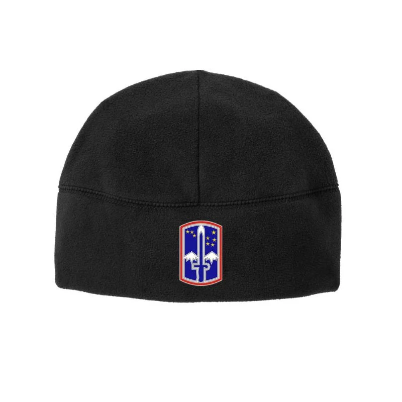 Wool sports cap for chilly game nights -172nd Infantry Soft Fleece Beanie