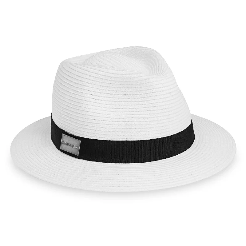 Custom wool fedora hats for women with personalized patches and custom designs -Carkella Fairway Fedora