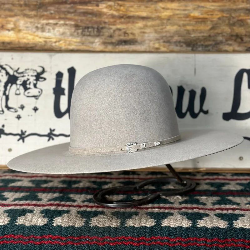 Fashionable cowboy hats for men with intricate woven designs for a custom touch -Rodeo King 500X Pure 4 1/2" Brim | Natural Beaver Belly WITH FREE HAT CAN