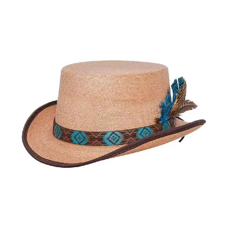 Comfortable cowboy hats for men with sweat-wicking materials for long-wear comfort -Head'n Home Monaco - Straw Top Hat