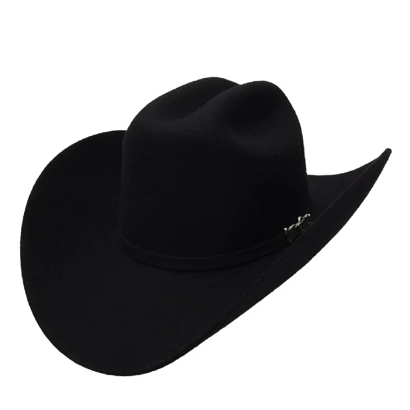 Stylish cowboy hats for women with custom metallic finishes for a glamorous touch -Milano Cowboy Felt Hat