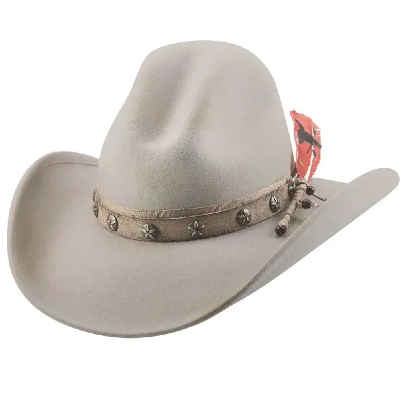 Lightweight cowboy hats for men with breathable straw for warm weather wear -Bullhide Burn The Breeze - Wool Felt Cowboy Hat