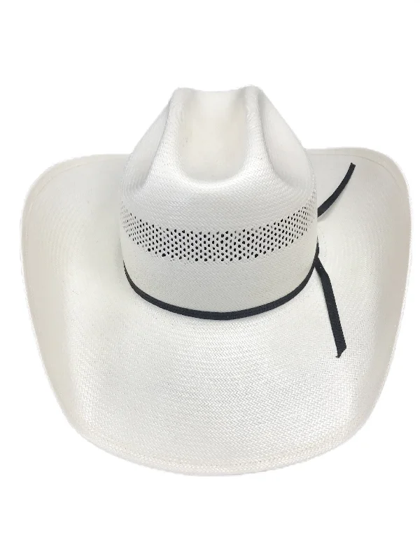 Stylish straw hat for men with natural design for summer fashion -American Hat Co. Straw Hat - #7104