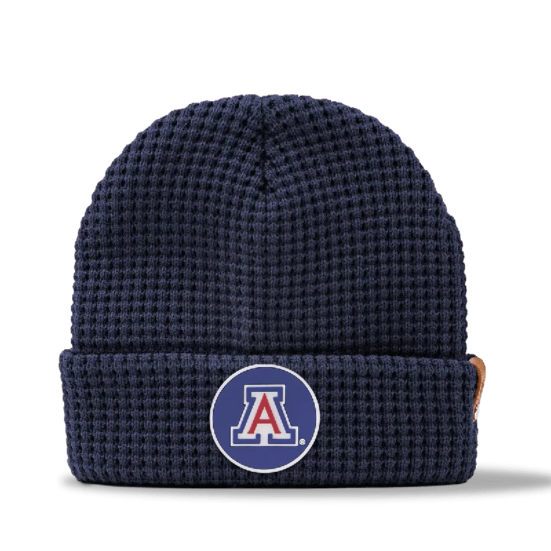 Camo trucker cap for outdoor adventure style -University of Arizona "Arizona Block Circle Up" Elite Beanie