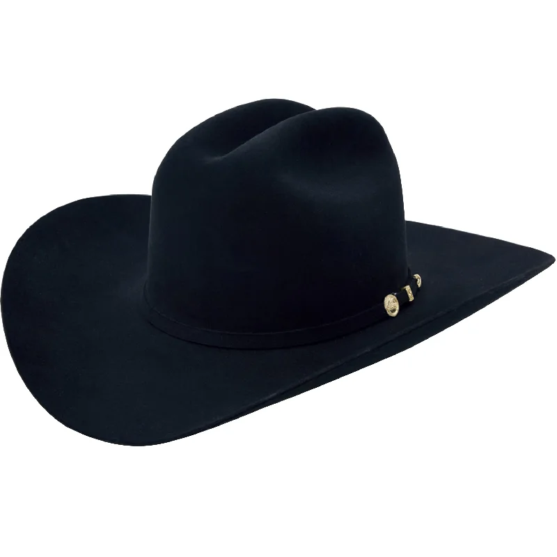 Fashionable cowboy hats for women with unique fabric bands and embroidered details -El Presidente 100x Cowboy Hats