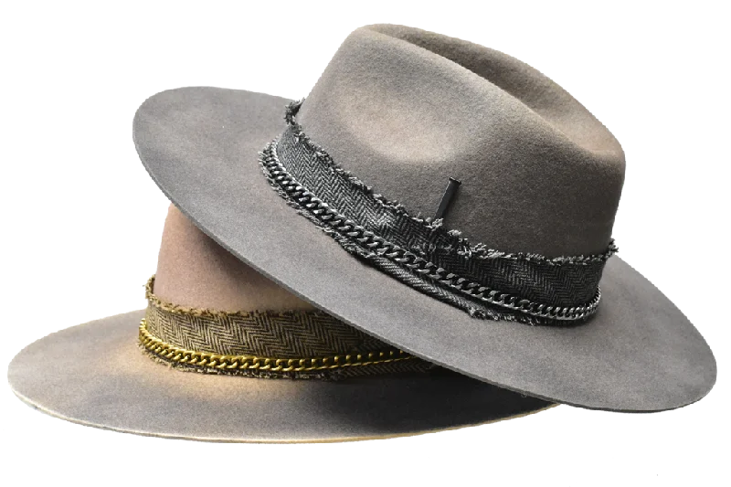 Elegant fedora hats for men with velvet material for a luxurious feel -Maverick Collection