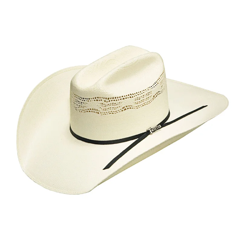 Comfortable straw hat for women with wide brim and adjustable fit -Twister Bangora Hat